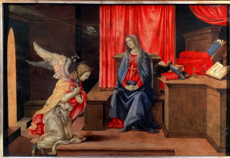 Die Verkündigung von Filippino Lippi