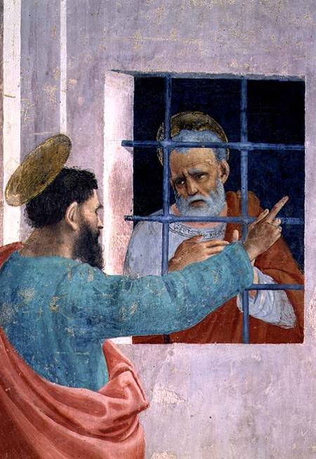St. Peter Visited in Jail by St. Paul von Filippino Lippi