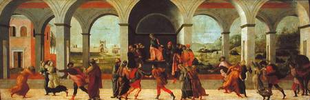Three Scenes from the History of Virginia von Filippino Lippi