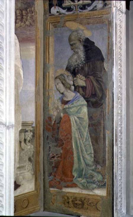 SS. Anthony and Lucy, detail from the tabernacle of the Canto al Mercatale von Filippino Lippi