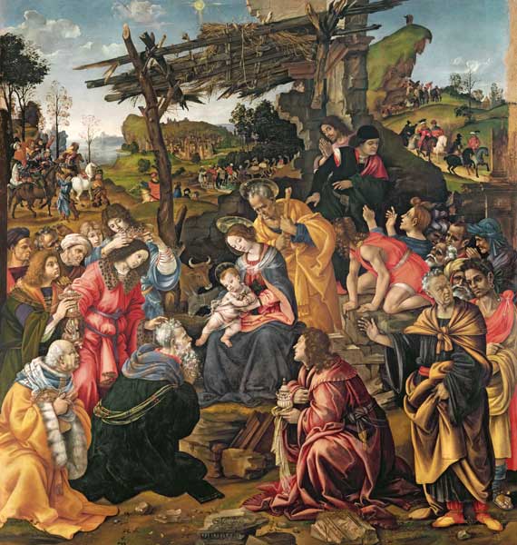 The Adoration of the Magi von Filippino Lippi