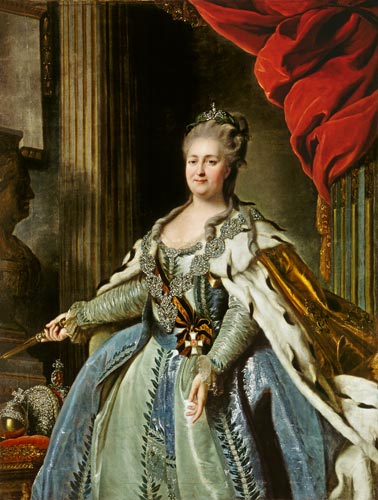 Portrait of Catherine II (1729-96) von Fjodor Stepanowitsch Rokotov
