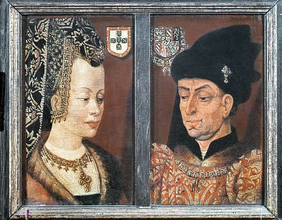 Portrait of Philip The Good, Duke of Burgundy, and his third wife Isabel of Portugal von Flemish School