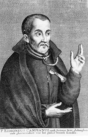 Saint Edmund Campion, from a print made Jacques Neeffs von Flemish School