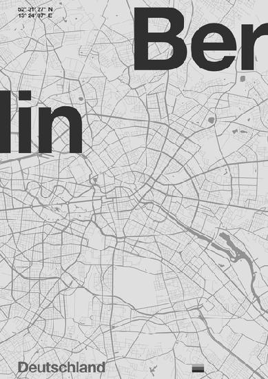 Berlin Minimal Map 2019