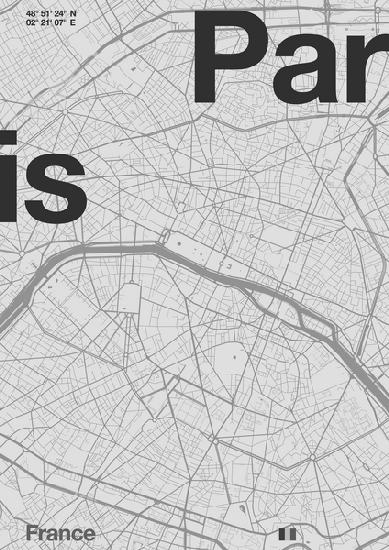 Paris Minimal Map 2020