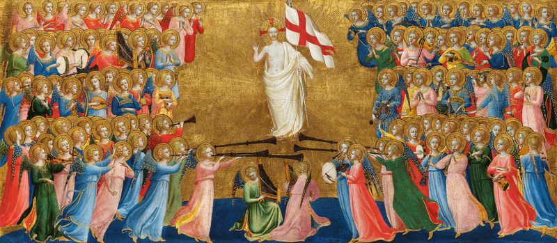 Christ Glorified in the Court of Heaven von Fra Beato Angelico