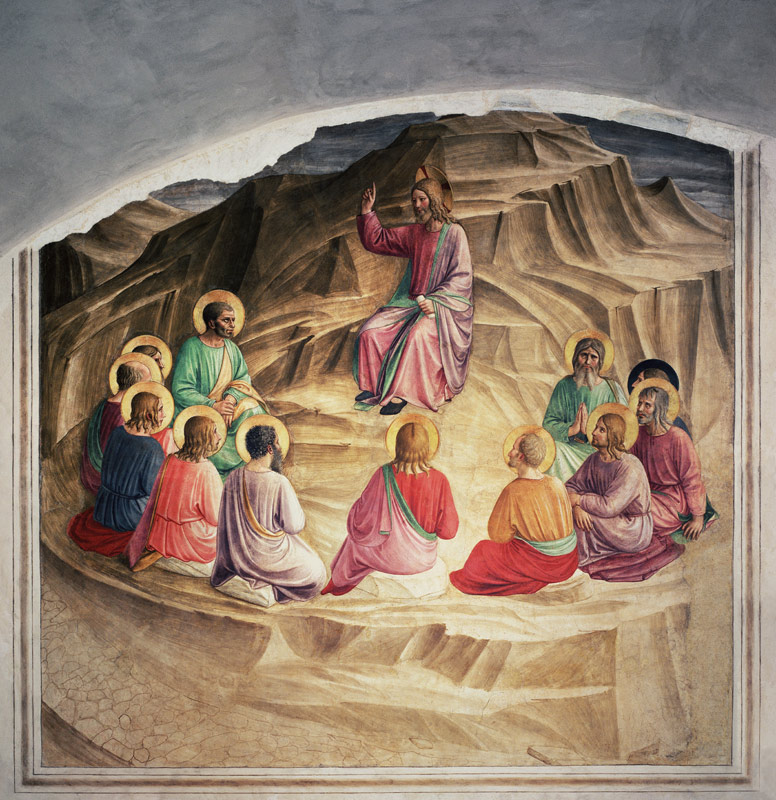 The Sermon on the Mount von Fra Beato Angelico