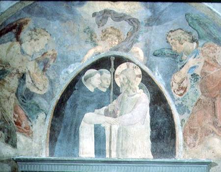 Christ with Pilgrims (fresco) von Fra Beato Angelico
