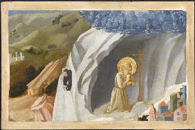 Der heilige Benedikt in der Wüste 1430
