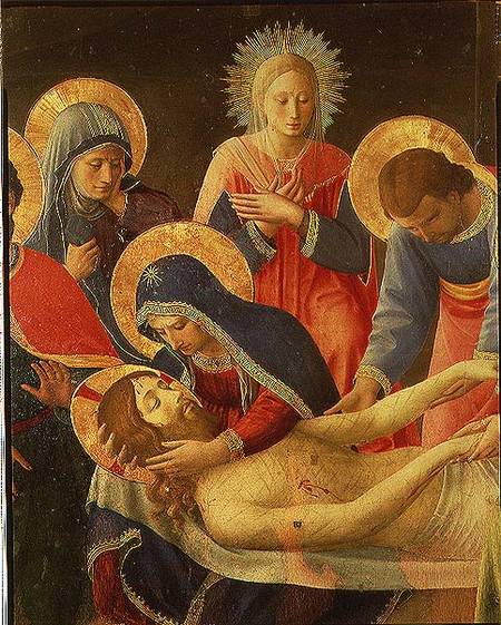 Lamentation over the Dead Christ von Fra Beato Angelico