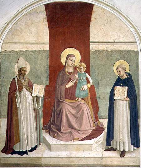 The Virgin and Child Enthroned with SS. Zenobius and Thomas von Fra Beato Angelico