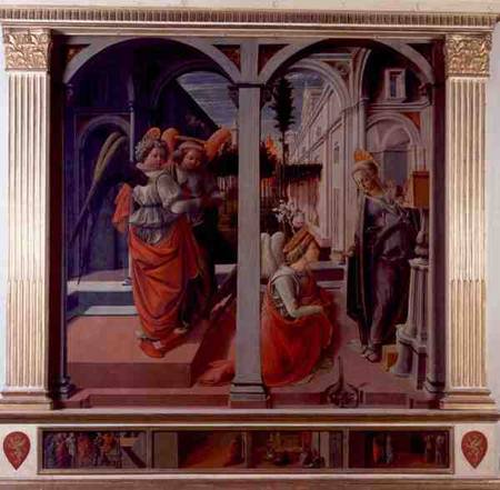 Annunciation von Fra Filippo Lippi