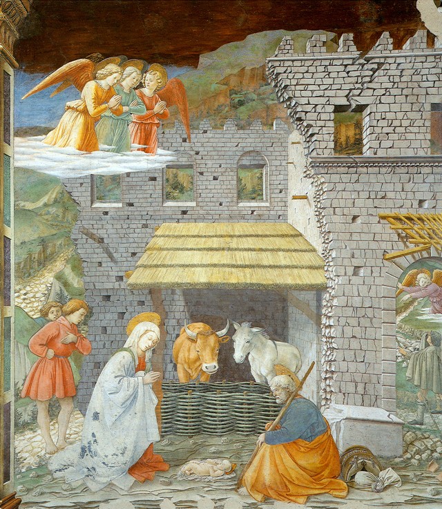 Die Anbetung des Christuskindes von Fra Filippo Lippi