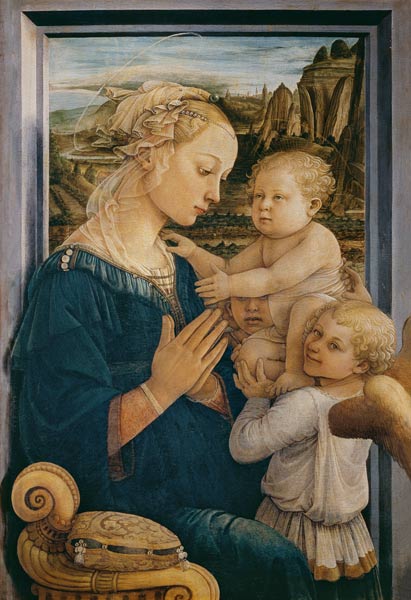 Madonna and Child with Angels von Fra Filippo Lippi