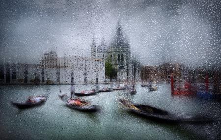 In Venedig regnete es