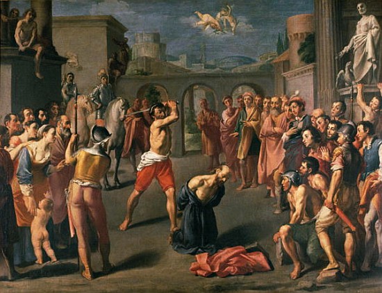 The Martyrdom of St.Paul von Franceschino Carracci