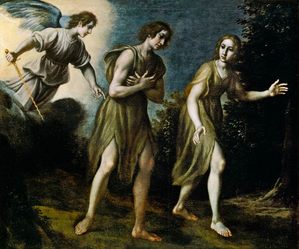 The Expulsion of Adam and Eve from Paradise von Francesco Curradi