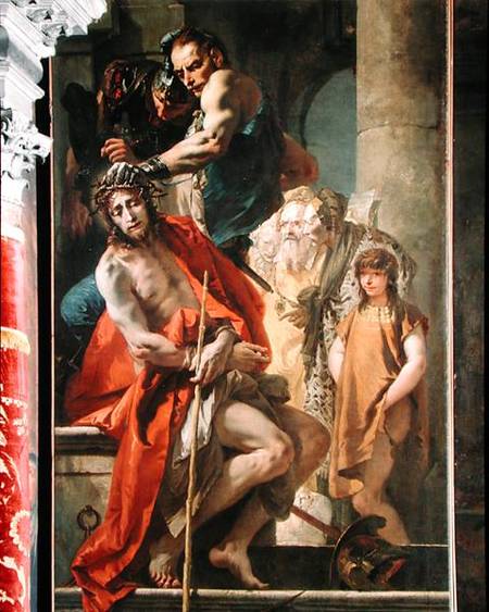 The Crowning with Thorns  (detail) von Francesco da Ponte
