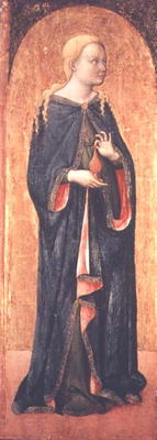 St. Mary Magdalene (tempera on panel) von Francesco de' Franceschi