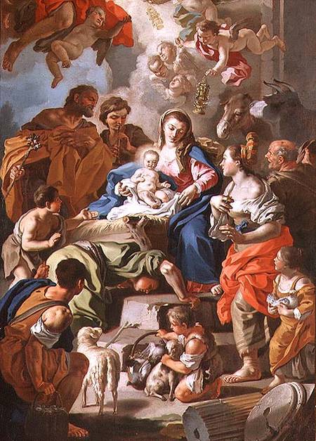 The Adoration of the Shepherds von Francesco de Mura