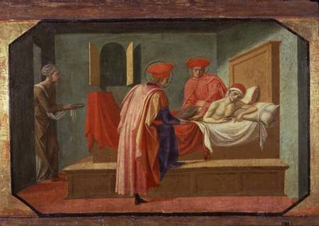 SS. Cosmas and Damian Healing the Sick von Francesco di Stefano Pesellino