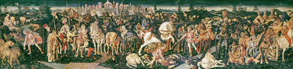 Der Triumph von David und Saul, 1445-55 von Francesco di Stefano Pesellino