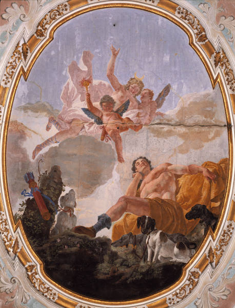 F.Fontebasso, Diana und Endymion von Francesco Fontebasso