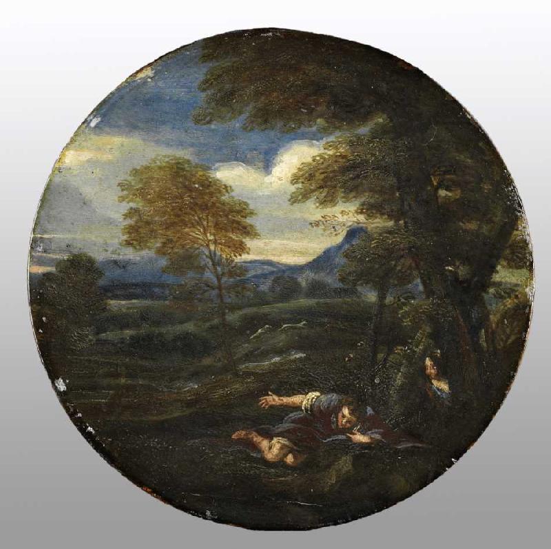 Narziss. Mitte 17. Jahrhundert von Francesco Giovane