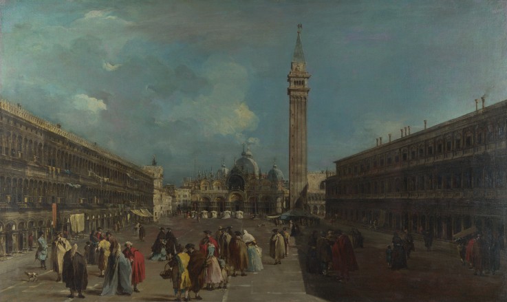 Venedig, Piazza San Marco von Francesco Guardi