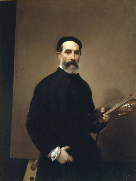 Francesco Hayez, Selbstbildnis 1862 von Francesco Hayez