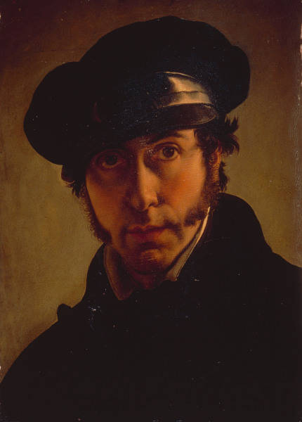 Francesco Hayez, Selbstbildnis um 1822 von Francesco Hayez