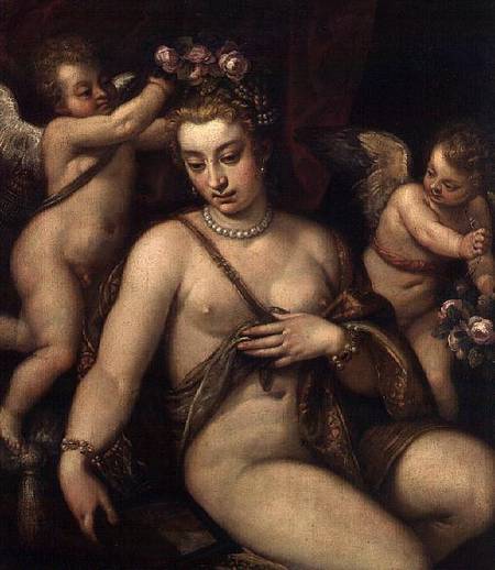 Venus and Cherubs von Francesco Montemezzano