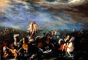 Triumph of Neptune (oil on canvas) 19th