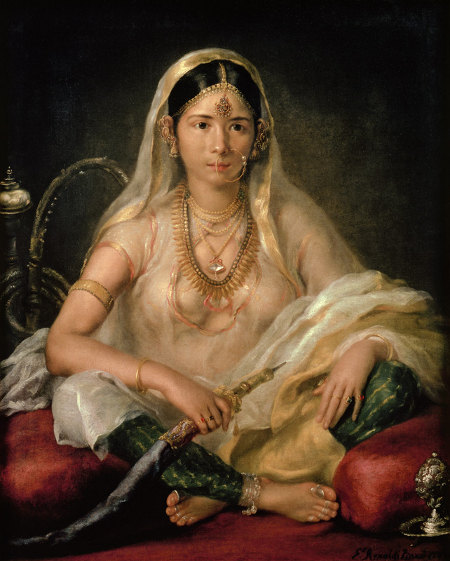 Portrait of a Mogul Lady von Francesco Renaldi