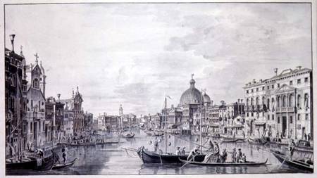View of the Grand Canal, Venice von Francesco Triconi