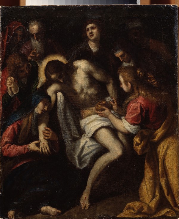 Die Beweinung Christi von Francesco (Francesco da Ponte) Bassano