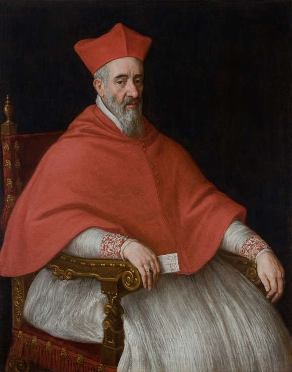 Porträt von Kardinal Giovanni Dolfin (1545-1622) von Francesco (Francesco da Ponte) Bassano