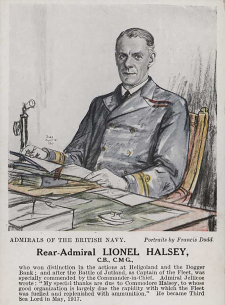 Konteradmiral Lionel Halsey von Francis Dodd