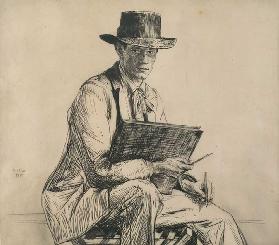 Porträt von Henry Rushbury (1889-1968) 1914 1914