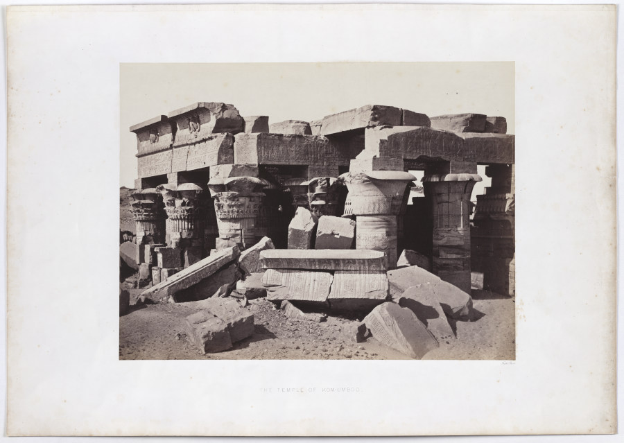 Der Tempel von Kom Ombo in Oberägypten von Francis Frith