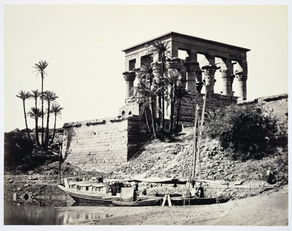 Kiosk of Trajan, Philae, Egypt, 1858 (b/w photo)  von Francis Frith