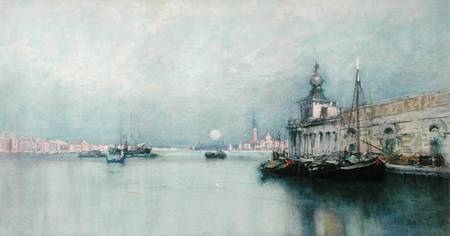 Moonrise on the Grand Canal von Francis Hopkinson Smith
