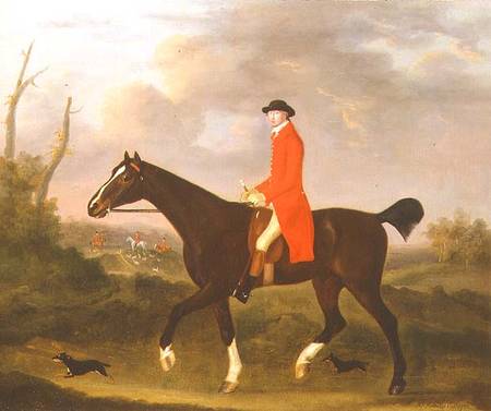 A Gentleman on his Hunter riding to Hounds von Francis Sartorius