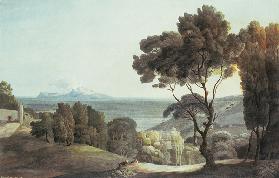 Italian Landscape, View of Capri 1784  on