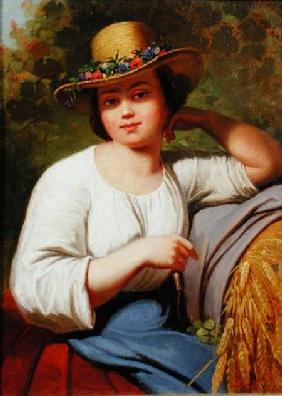 Portrait of a country girl