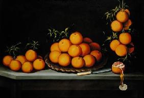 Still life with oranges 1679