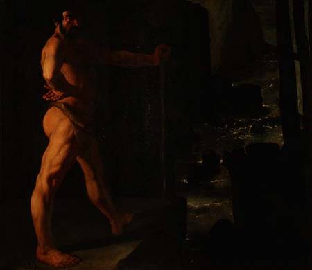 Hercules Changing the Course of the River Alpheus von Francisco de Zurbarán (y Salazar)