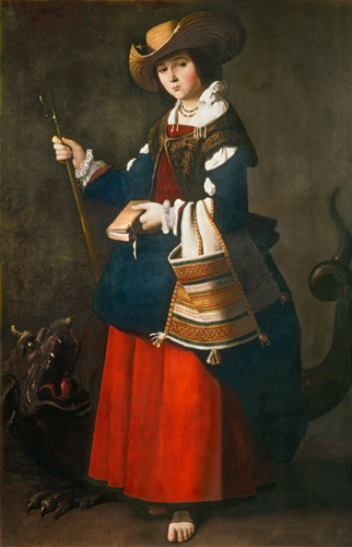 Saint Margaret of Antioch von Francisco de Zurbarán (y Salazar)