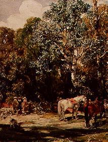 Ein Halt im Hochwald. von Francisco Domingo Marqués